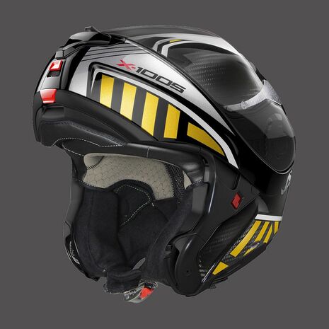 Nolan / ノーラン モジュラーヘルメット X-lite X-1005 Ultra Carbon Cheyenne N-com ブラックゴールド | U15000530015, nol_U150005300158 - Nolan / ノーラン & エックスライトヘルメット