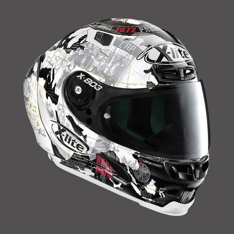Nolan / ノーラン フルフェイスヘルメット X-lite X-803 Rs Ultra Carbon Replica Checa ホワイト | U8R000606060, nol_U8R0006060606 - Nolan / ノーラン & エックスライトヘルメット