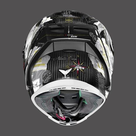Nolan / ノーラン フルフェイスヘルメット X-lite X-803 Rs Ultra Carbon Replica Checa ホワイト | U8R000606060, nol_U8R0006060609 - Nolan / ノーラン & エックスライトヘルメット