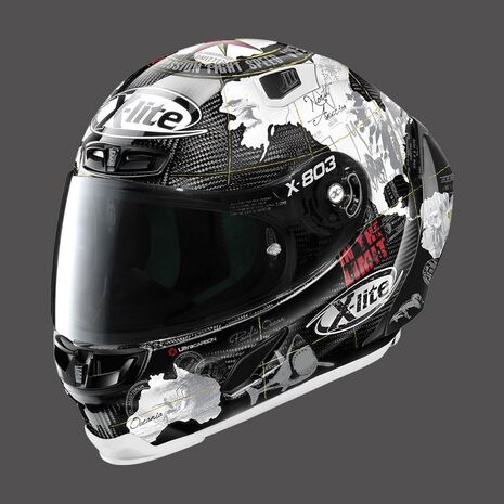 Nolan / ノーラン フルフェイスヘルメット X-lite X-803 Rs Ultra Carbon Replica Checa ホワイト | U8R000606060, nol_U8R0006060606 - Nolan / ノーラン & エックスライトヘルメット