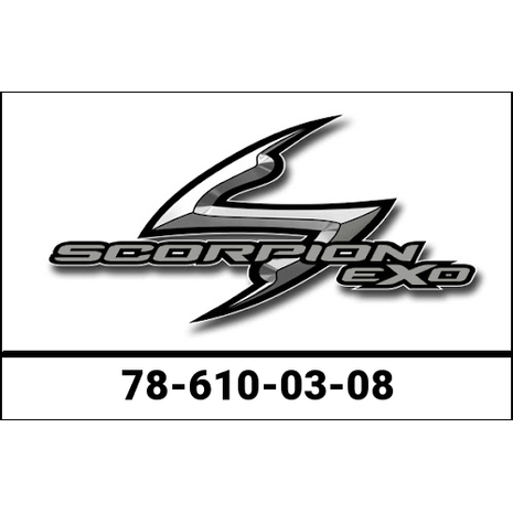 Scorpion / スコーピオン Belfast Evo Luxe / Carbon Cheek Pad Black | 78-610-03, sco_78-610-03-08 - Scorpion / スコーピオンヘルメット