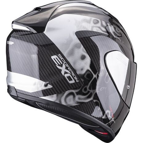 Scorpion / スコーピオン Exo フルフェイスヘルメット Exo-1400 Carbon Air Cloner シルバー | 14-364-04, sco_14-364-04_S - Scorpion / スコーピオンヘルメット