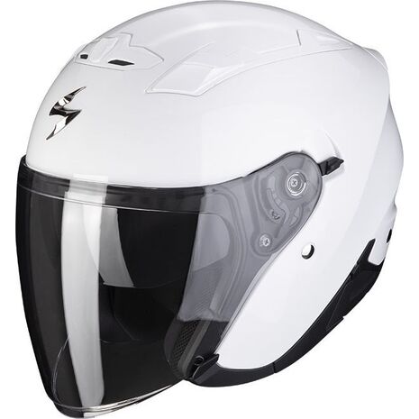 Scorpion / スコーピオン Exo フルフェイスヘルメット 230 ソリッドホワイト | 23-100-05, sco_23-100-05_M - Scorpion / スコーピオンヘルメット