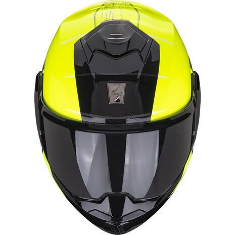 Scorpion / スコーピオン Exo モジュラーヘルメット Tech Primus イエロー ブラック | 18-393-189, sco_18-393-189_M - Scorpion / スコーピオンヘルメット
