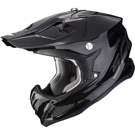 Scorpion / スコーピオン Exo Offroad Helmet Vx-22 Air ソリッドブラック | 32-100-03, sco_32-100-03_XL - Scorpion / スコーピオンヘルメット