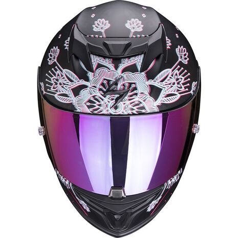 Scorpion / スコーピオン Exo フルフェイスヘルメット 520 Air Tina ブラックシルバー | 72-357-159, sco_72-357-159_M - Scorpion / スコーピオンヘルメット