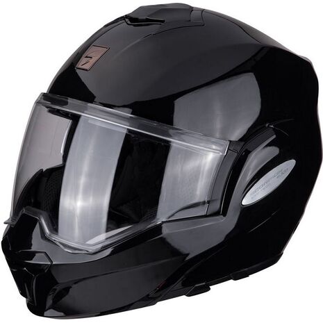 Scorpion / スコーピオン Exo モジュラーヘルメット Tech ソリッドマットブラック | 18-100-10, sco_18-100-10_XXXL - Scorpion / スコーピオンヘルメット
