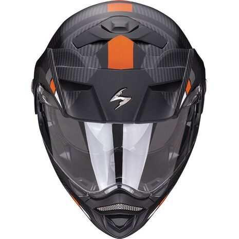 Scorpion / スコーピオン Exo モジュラーヘルメット Adx-2 Camino ブラックオレンジ | 89-399-304, sco_89-399-304_XS - Scorpion / スコーピオンヘルメット