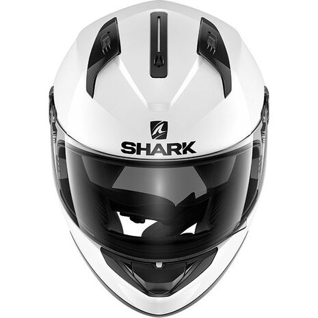 Shark / シャーク フルフェイスヘルメット RIDILL BLANK ホワイト アズール/WHU | HE0500WHU, sh_HE0500EWHUM - SHARK / シャークヘルメット