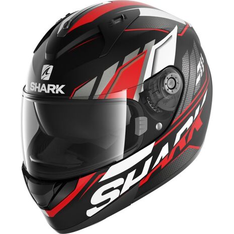 Shark / シャーク フルフェイスヘルメット RIDILL 1.2 PHAZ Mat ブラック レッド ホワイト/KRW | HE0534KRW, sh_HE0534EKRWM - SHARK / シャークヘルメット