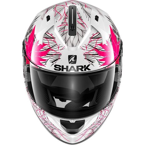 Shark / シャーク フルフェイスヘルメット RIDILL 1.2 NELUM ホワイト ブラック バイオレット/WKV | HE0545WKV, sh_HE0545EWKVL - SHARK / シャークヘルメット