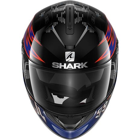 Shark / シャーク フルフェイスヘルメット RIDILL 1.2 CATALAN BAD BOY ブラック ブルー オレンジ/KBO | HE0546KBO, sh_HE0546EKBOM - SHARK / シャークヘルメット