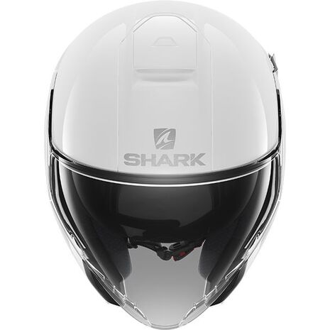 Shark / シャーク オープンフェイスヘルメット CITYCRUISER BLANK ホワイト アズール/WHU | HE1920WHU, sh_HE1920EWHUL - SHARK / シャークヘルメット