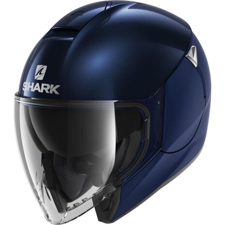 Shark / シャーク オープンフェイスヘルメット CITYCRUISER DUAL BLANK ダークブルーグロッシー/B03 | HE1928B03, sh_HE1928EB03L - SHARK / シャークヘルメット