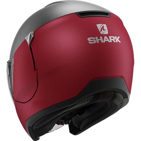 Shark / シャーク オープンフェイスヘルメット CITYCRUISER DUAL BLANK Mat レッド アンスラサイト レッド/RAR | HE1929RAR, sh_HE1929ERARL - SHARK / シャークヘルメット