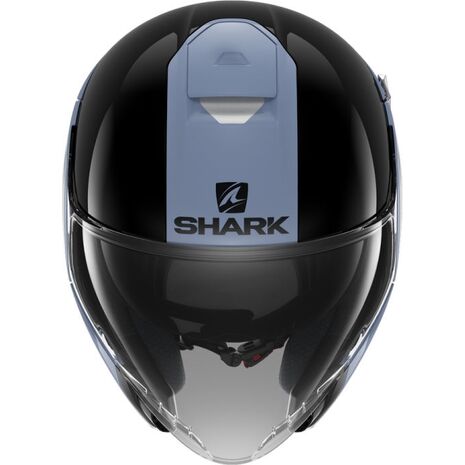 Shark / シャーク オープンフェイスヘルメット CITYCRUISER KARONN シルバー シルバー ブラック/SSK | HE1936SSK, sh_HE1936ESSKL - SHARK / シャークヘルメット