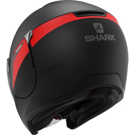Shark / シャーク オープンフェイスヘルメット CITYCRUISER KARONN Mat ブラック アンスラサイト レッド/KAR | HE1937KAR, sh_HE1937EKARL - SHARK / シャークヘルメット
