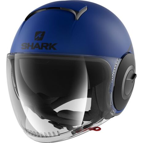 Shark / シャーク オープンフェイスヘルメット NANO STREET NEON MAT ブルー ブラック ブルー/BKB | HE2840BKB, sh_HE2840EBKBS - SHARK / シャークヘルメット