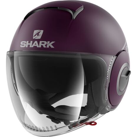 Shark / シャーク オープンフェイスヘルメット NANO STREET NEON MAT パールl シルバー パールl/PSP | HE2840PSP, sh_HE2840EPSPL - SHARK / シャークヘルメット