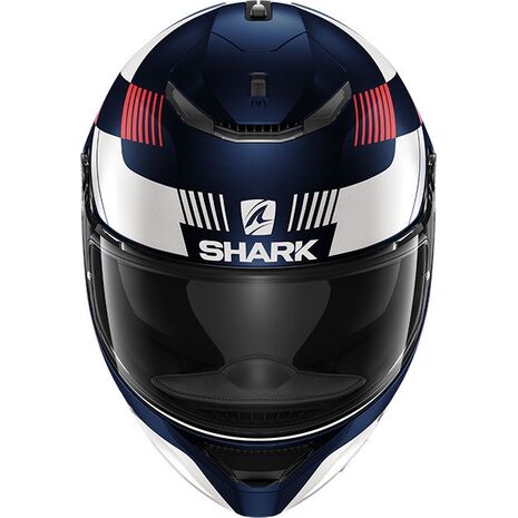 Shark / シャーク フルフェイスヘルメット SPARTAN 1.2 STRAD Mat ブルー ホワイト レッド/BWR | HE3439BWR, sh_HE3439EBWRL - SHARK / シャークヘルメット
