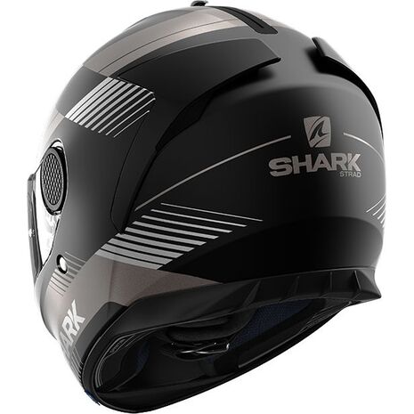 Shark / シャーク フルフェイスヘルメット SPARTAN 1.2 STRAD Mat ブラック アンスラサイト シルバー/KAS | HE3439KAS, sh_HE3439EKASM - SHARK / シャークヘルメット