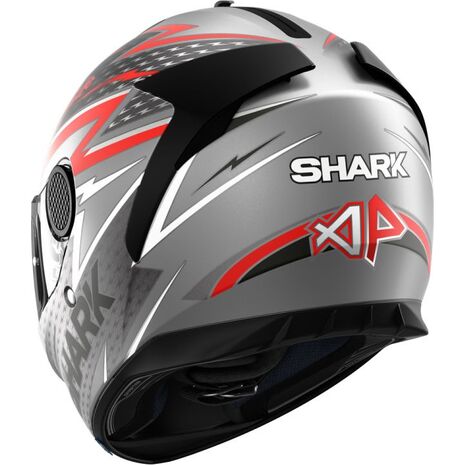 Shark / シャーク フルフェイスヘルメット SPARTAN 1.2 ADRIAN PARASSOL Mat アンスラサイト アンスラサイト レッド/AAR | HE3464AAR, sh_HE3464EAARL - SHARK / シャークヘルメット