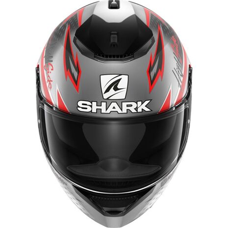 Shark / シャーク フルフェイスヘルメット SPARTAN 1.2 ADRIAN PARASSOL Mat アンスラサイト アンスラサイト レッド/AAR | HE3464AAR, sh_HE3464EAARL - SHARK / シャークヘルメット