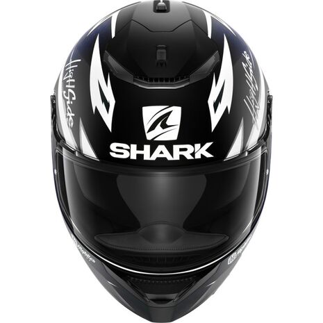 Shark / シャーク フルフェイスヘルメット SPARTAN 1.2 ADRIAN PARASSOL Mat ブラック ブルー シルバー/KBS | HE3464KBS, sh_HE3464EKBSL - SHARK / シャークヘルメット
