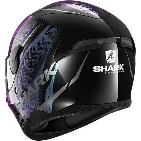 Shark / シャーク フルフェイスヘルメット D-SKWAL 2 SHIGAN ブラック バイオレット Glitter/KVX | HE4038KVX, sh_HE4038EKVXS - SHARK / シャークヘルメット