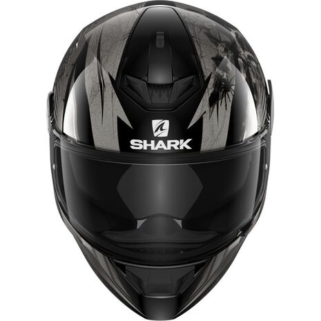 Shark / シャーク フルフェイスヘルメット D-SKWAL 2 ATRAXX ブラック アンスラサイト シルバー/KAS | HE4058KAS, sh_HE4058EKASS - SHARK / シャークヘルメット