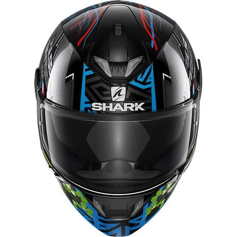 Shark / シャーク フルフェイスヘルメット SKWAL 2 NOXXYS ブラック ブルー グリーン/KBG | HE4954KBG, sh_HE4954EKBGL - SHARK / シャークヘルメット