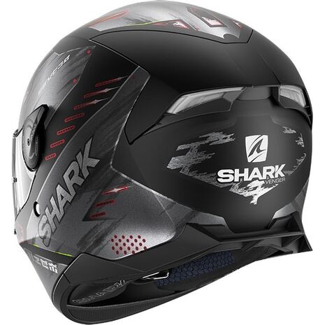Shark / シャーク フルフェイスヘルメット SKWAL 2 VENGER Mat ブラック アンスラサイト レッド/KAR | HE4961KAR, sh_HE4961EKARL - SHARK / シャークヘルメット