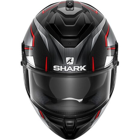 Shark / シャーク フルフェイスヘルメット SPARTAN GT カーボン KROMIUM カーボン クローム レッド/DUR | HE7008DUR, sh_HE7008EDURL - SHARK / シャークヘルメット