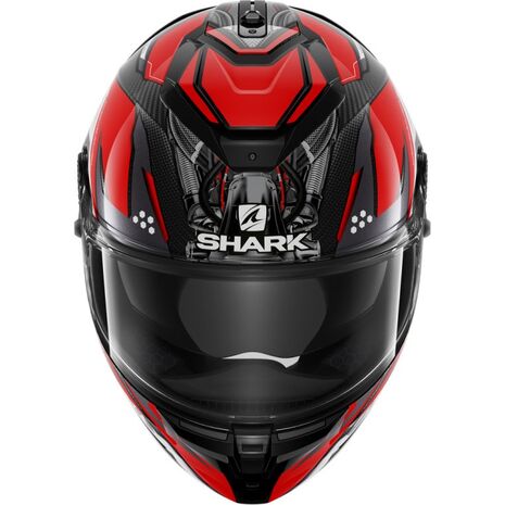 Shark / シャーク フルフェイスヘルメット SPARTAN GT カーボン URIKAN カーボン レッド ホワイト/DRW | HE7012DRW, sh_HE7012EDRWL - SHARK / シャークヘルメット