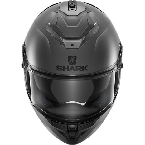 Shark / シャーク フルフェイスヘルメット SPARTAN GT BCL. MICR. BLANK Mat アンスラサイトマット/AMA | HE7066AMA, sh_HE7066EAMAM - SHARK / シャークヘルメット