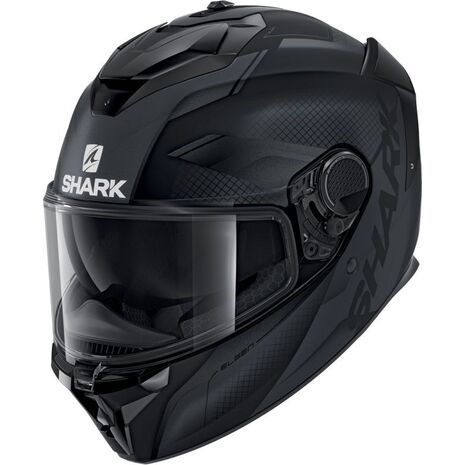 Shark / シャーク フルフェイスヘルメット SPARTAN GT BCL. MICR. ELGEN Mat ブラック アンスラサイト アンスラサイト/KAA | HE7067KAA, sh_HE7067EKAAM - SHARK / シャークヘルメット