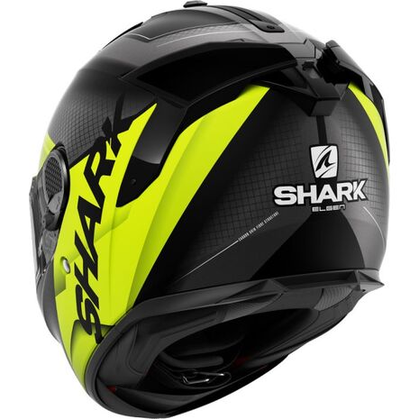 Shark / シャーク フルフェイスヘルメット SPARTAN GT BCL. MICR. ELGEN Mat ブラック アンスラサイト イエロー/KAY | HE7067KAY, sh_HE7067EKAYM - SHARK / シャークヘルメット