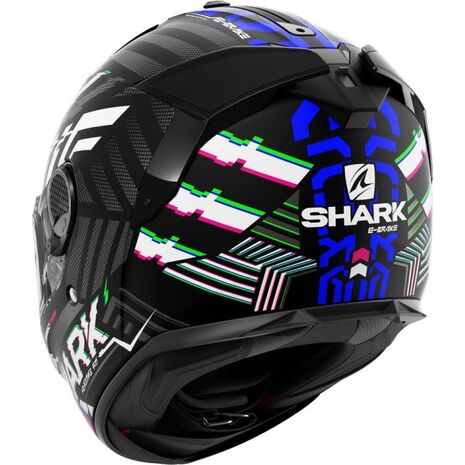 Shark / シャーク フルフェイスヘルメット SPARTAN GT BCL. MICR. E-BRAKE Mat Mat ブラック ブルー アンスラサイト/KBA | HE7073KBA, sh_HE7073EKBAS - SHARK / シャークヘルメット