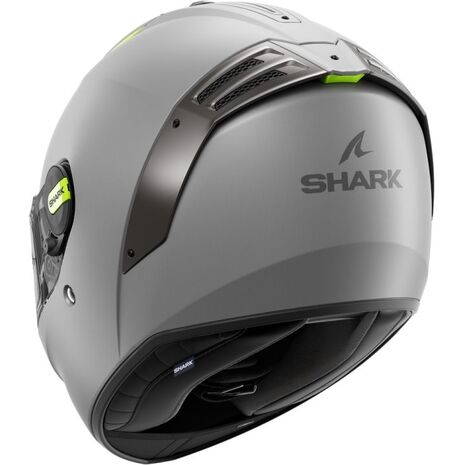 Shark / シャーク フルフェイスヘルメット SPARTAN RS BLANK Mat SP シルバー イエロー シルバー/SYS | HE8105SYS, sh_HE8105ESYSM - SHARK / シャークヘルメット