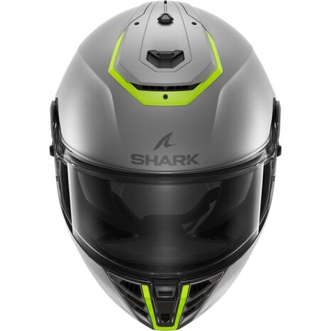 Shark / シャーク フルフェイスヘルメット SPARTAN RS BLANK Mat SP シルバー イエロー シルバー/SYS | HE8105SYS, sh_HE8105ESYSL - SHARK / シャークヘルメット