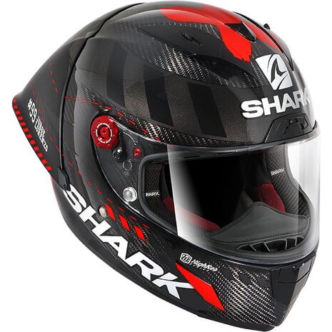 Shark / シャーク フルフェイスヘルメット RACE-R PRO GP LORENZO WINTER TEST 99 カーボン アンスラサイト レッド/DAR | HE8422DAR, sh_HE8422EDARS - SHARK / シャークヘルメット