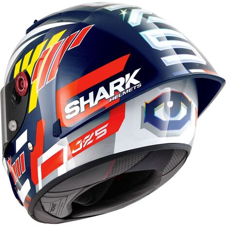 Shark / シャーク フルフェイスヘルメット RACE-R PRO GP ZARCO SIGNATURE ブルー ホワイト レッド/BWR | HE8423BWR, sh_HE8423EBWRM - SHARK / シャークヘルメット