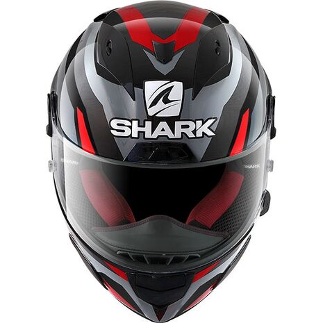 Shark / シャーク フルフェイスヘルメット RACE-R PRO ASPY ブラック アンスラサイト レッド/KAR | HE8621KAR, sh_HE8621EKARL - SHARK / シャークヘルメット