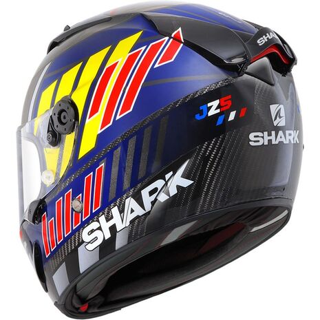 Shark / シャーク フルフェイスヘルメット RACE-R PRO カーボン ZARCO SPEEDBLOCK カーボン ブルー レッド/DBR | HE8659DBR, sh_HE8659EDBRL - SHARK / シャークヘルメット