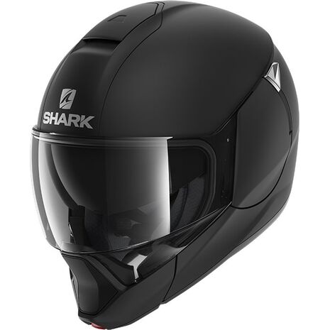 Shark / シャーク モジュラーヘルメット EVOJET BLANK Mat ブラックマット/KMA | HE8801KMA, sh_HE8801EKMAM - SHARK / シャークヘルメット
