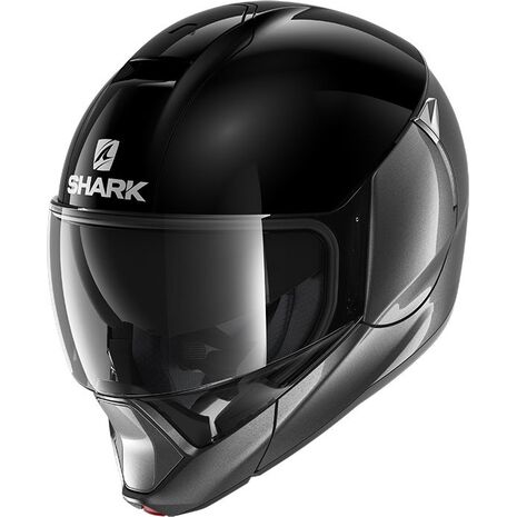 Shark / シャーク モジュラーヘルメット EVOJET DUAL BLANK アンスラサイト ブラック アンスラサイト/AKA | HE8805AKA, sh_HE8805EAKAS - SHARK / シャークヘルメット