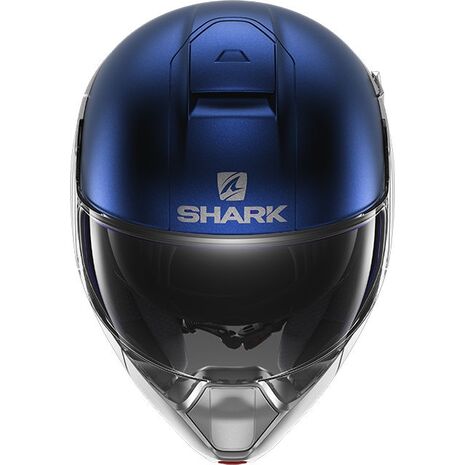 Shark / シャーク モジュラーヘルメット EVOJET DUAL BLANK Mat シルバー ブルー シルバー/SBS | HE8806SBS, sh_HE8806ESBSL - SHARK / シャークヘルメット