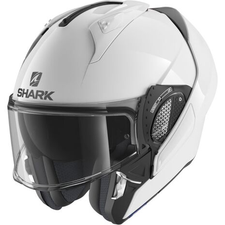 Shark / シャーク モジュラーヘルメット EVO GT BLANK ホワイト アズール/WHU | HE8910WHU, sh_HE8910EWHUL - SHARK / シャークヘルメット