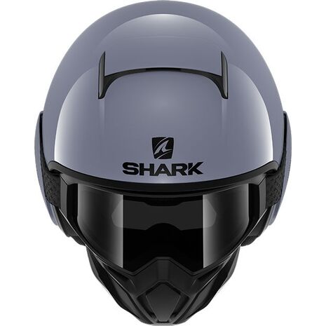 Shark / シャーク オープンフェイスヘルメット STREET DRAK BLANK グラファイトグレイグロッシー/S01 | HE3305S01, sh_HE3305ES01XS - SHARK / シャークヘルメット