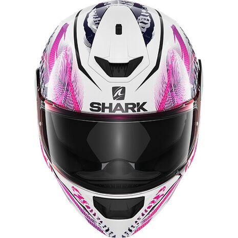 Shark / シャーク フルフェイスヘルメット D-SKWAL 2 SHIGAN ホワイト ブラック バイオレット/WKV | HE4038WKV, sh_HE4038EWKVXS - SHARK / シャークヘルメット